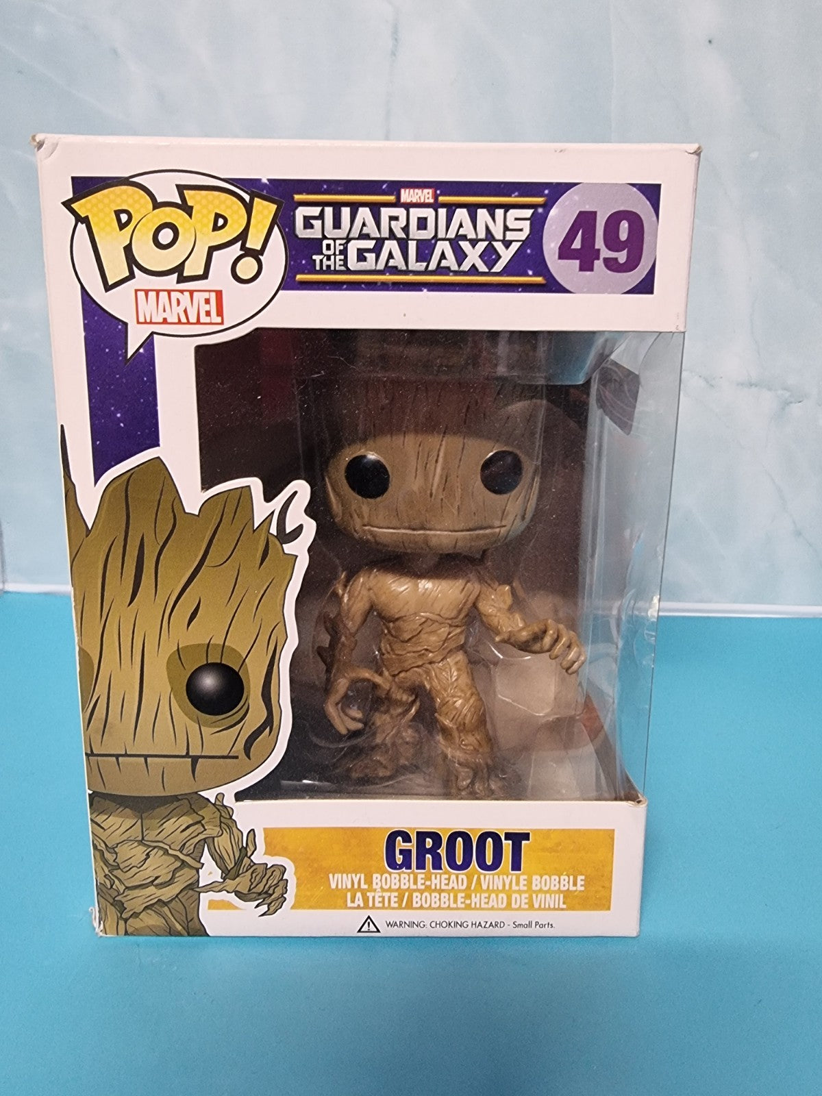 FUNKO POP! MARVEL GUARDIANS OF THE GALAXY GROOT #49 VINYL FIGURE VAULTED