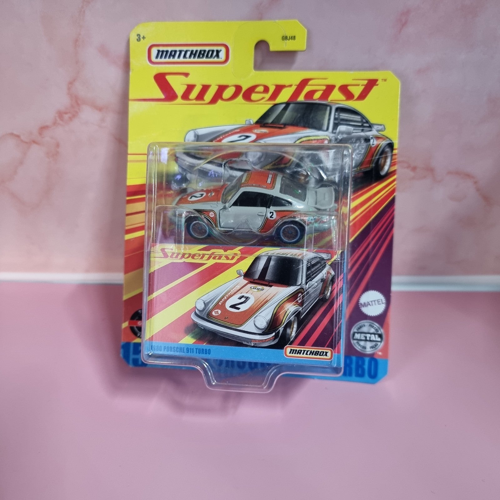 Mattel Metal Matchbox 2020 Superfast #15 1980 Porsche 911 Turbo Diecast Car