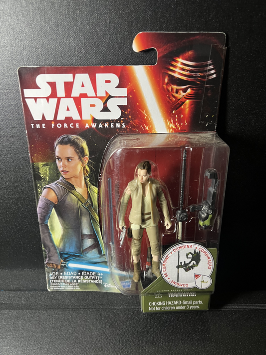 Rey Resistance Outfit Star Wars The Force Awakens 3.75 Action Figure