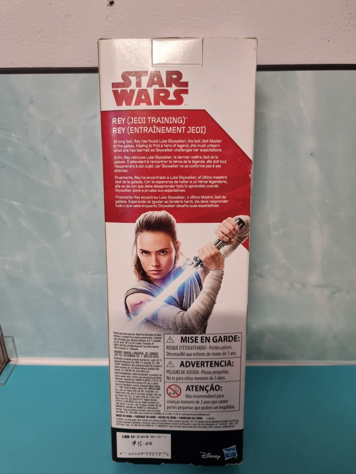 Star Wars: The Last Jedi 12-inch Rey Jedi Training Action Figure Toy