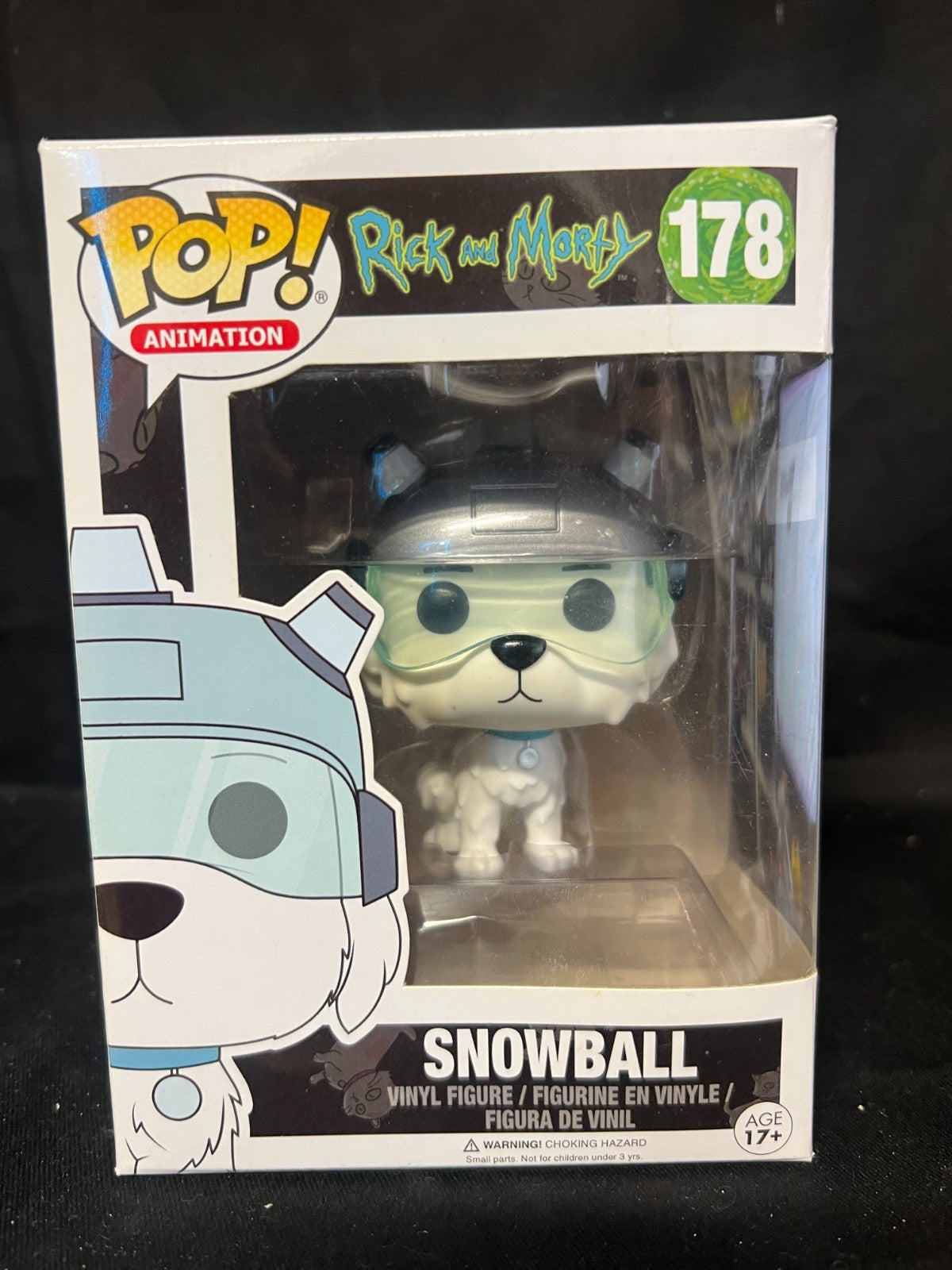Funko Pop! Snowball #178 Rick and Morty Animation Vaulted Collectible Figure