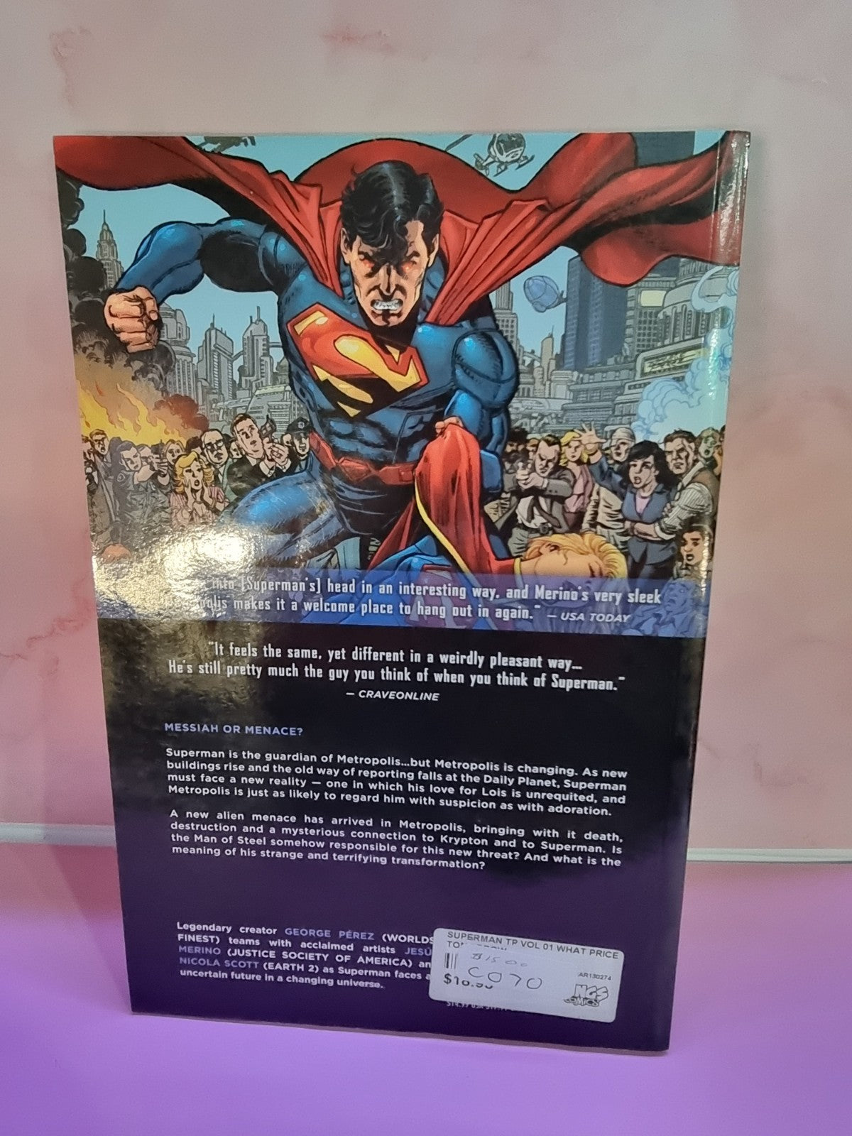DC Comics New 52 Superman Volume 1 Trade Paperback