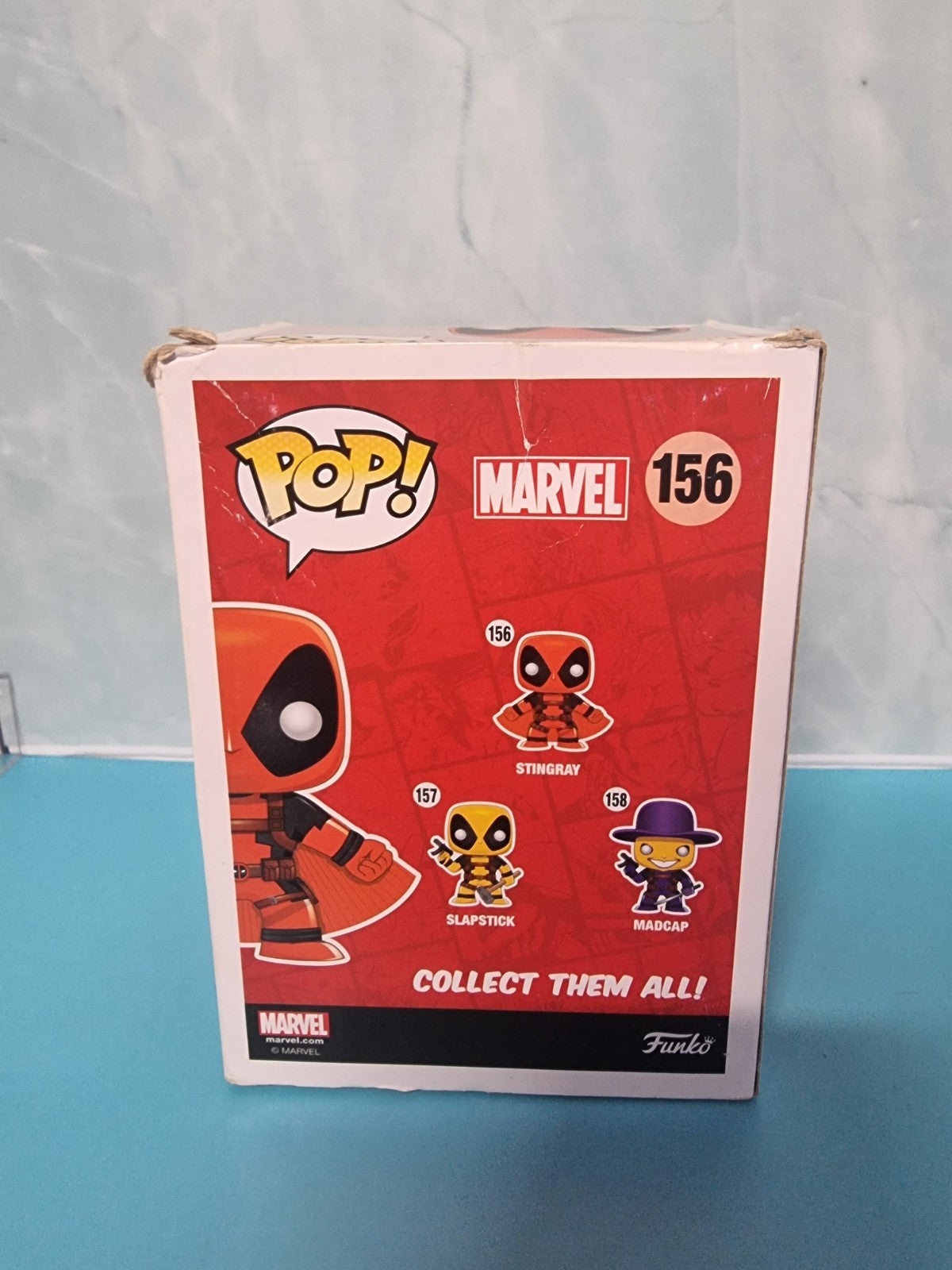 Funko Pop Vinyl Marvel Stingray #156 (DAMAGED BOX)