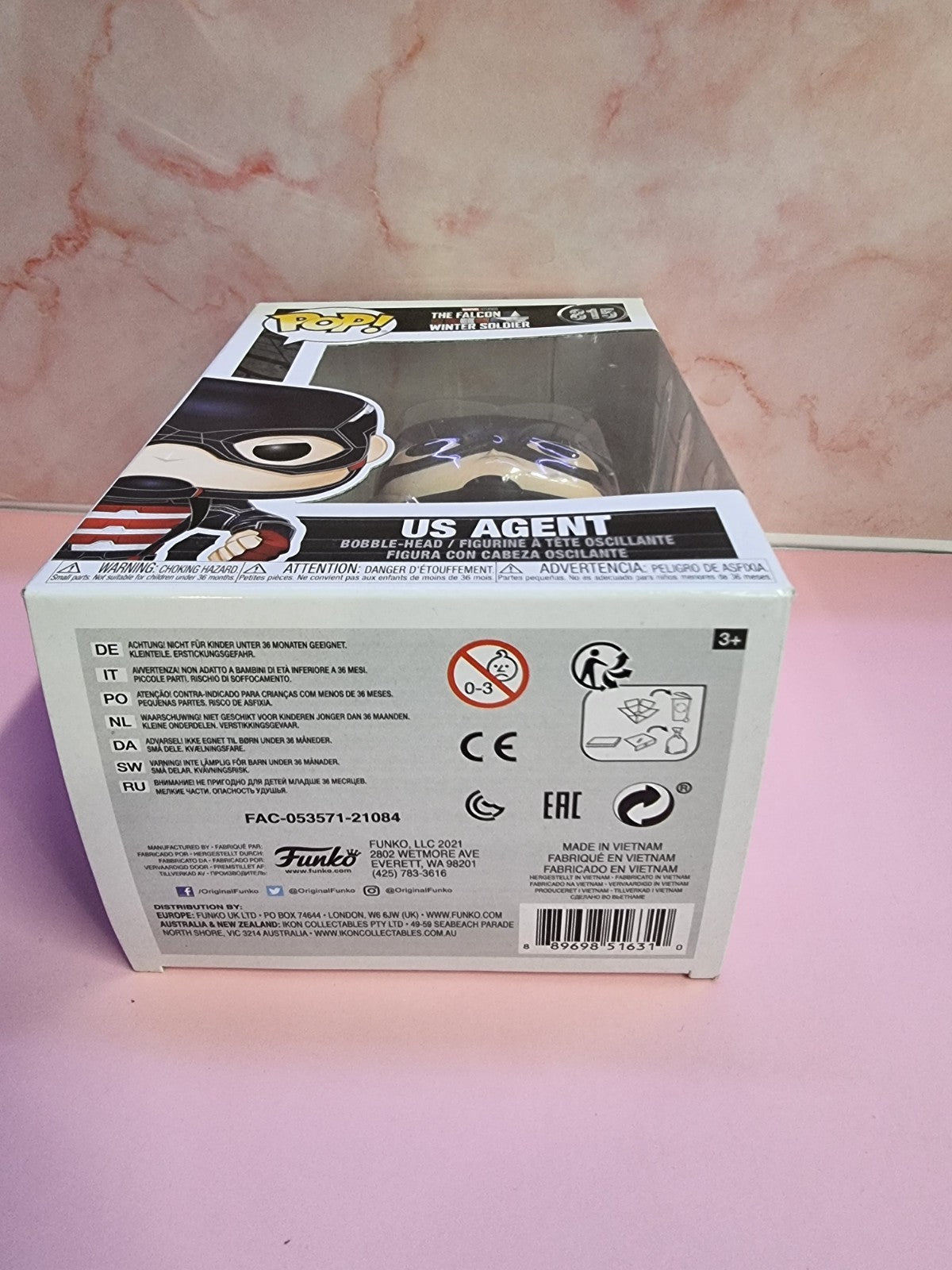 Funko Pop US Agent #815 Marvel The Falcon Winter Soldier Vinyl Figure