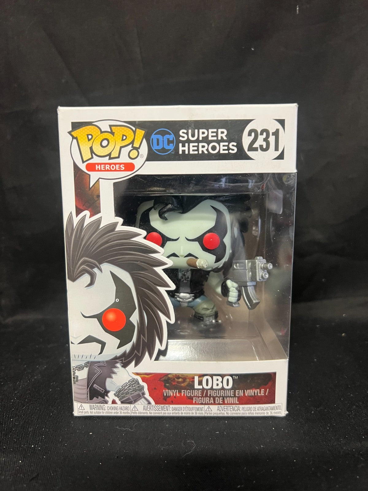 Funko Pop! Heroes DC Super Heroes #231 Lobo PX Previews Exclusive Vinyl Figure
