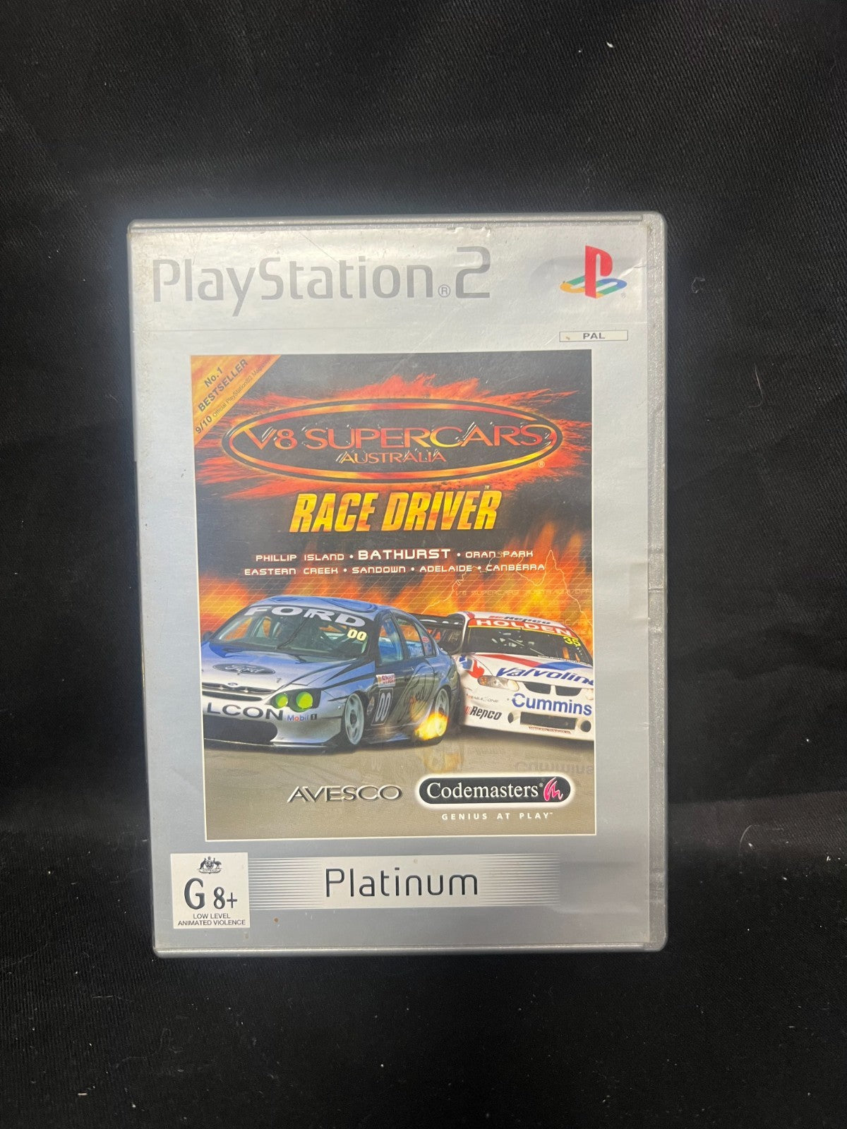 V8 Supercars Australia Race Driver PS2 | PAL | Complete w manual