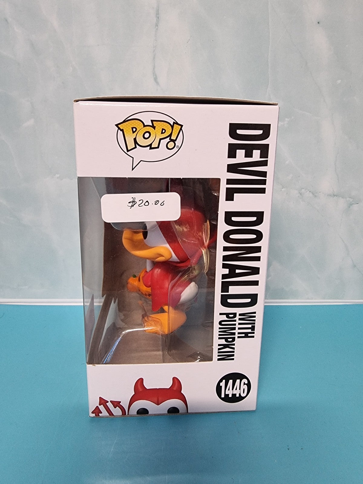 Funko Pop! Disney Mickey & Friends Devil Donald w/ Pumpkin #1446 w/ Protector