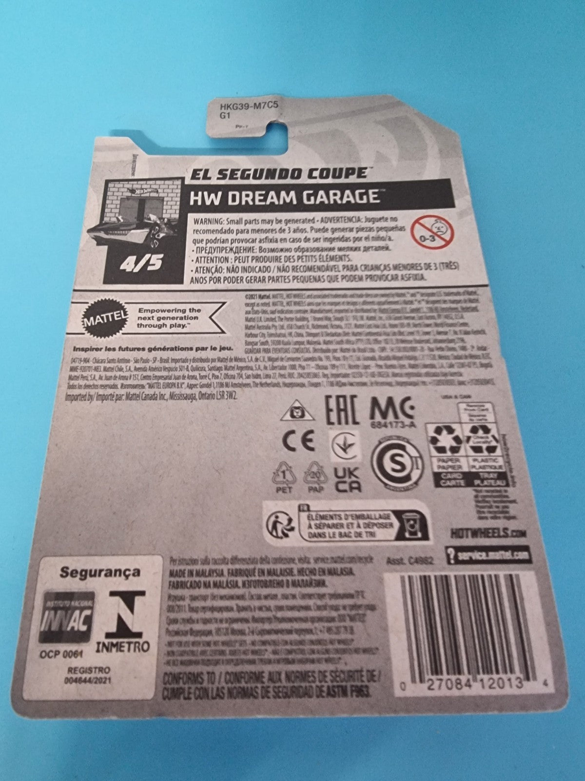 Hot Wheels 2023 HW Dream Garage Series #4/5 El Segundo Coupe #HKG39 1:64 Scale
