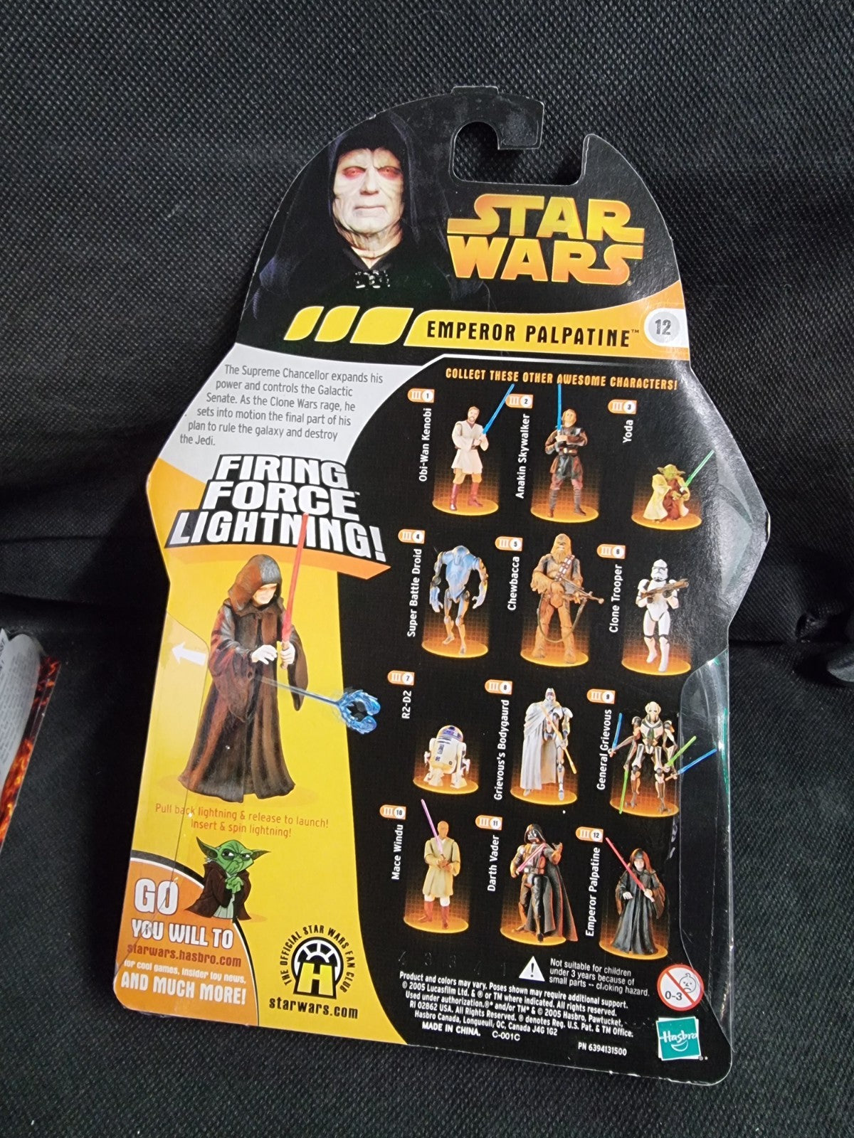 Emperor Palpatine | 2005 Hasbro Star Wars Revenge of the Sith 3.75" Figure