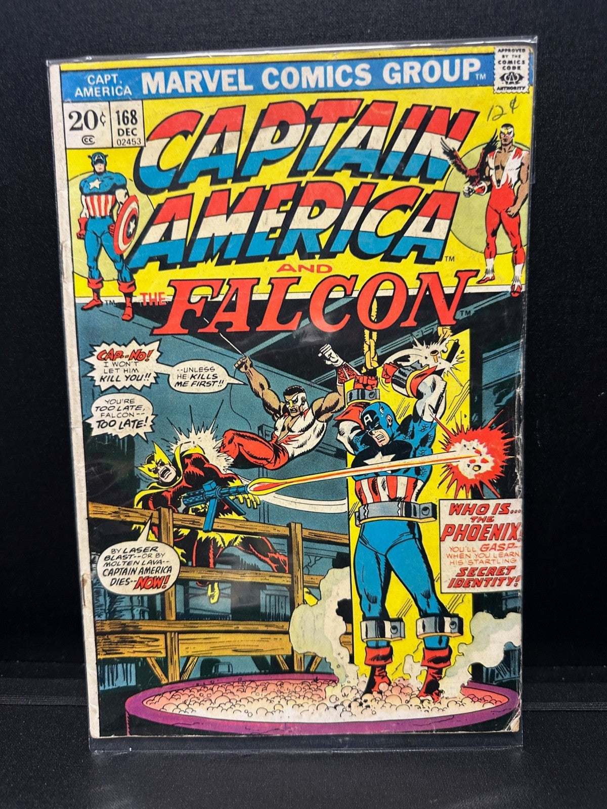 Marvel Comics Captain America and Falcon #168 Vintage 1975