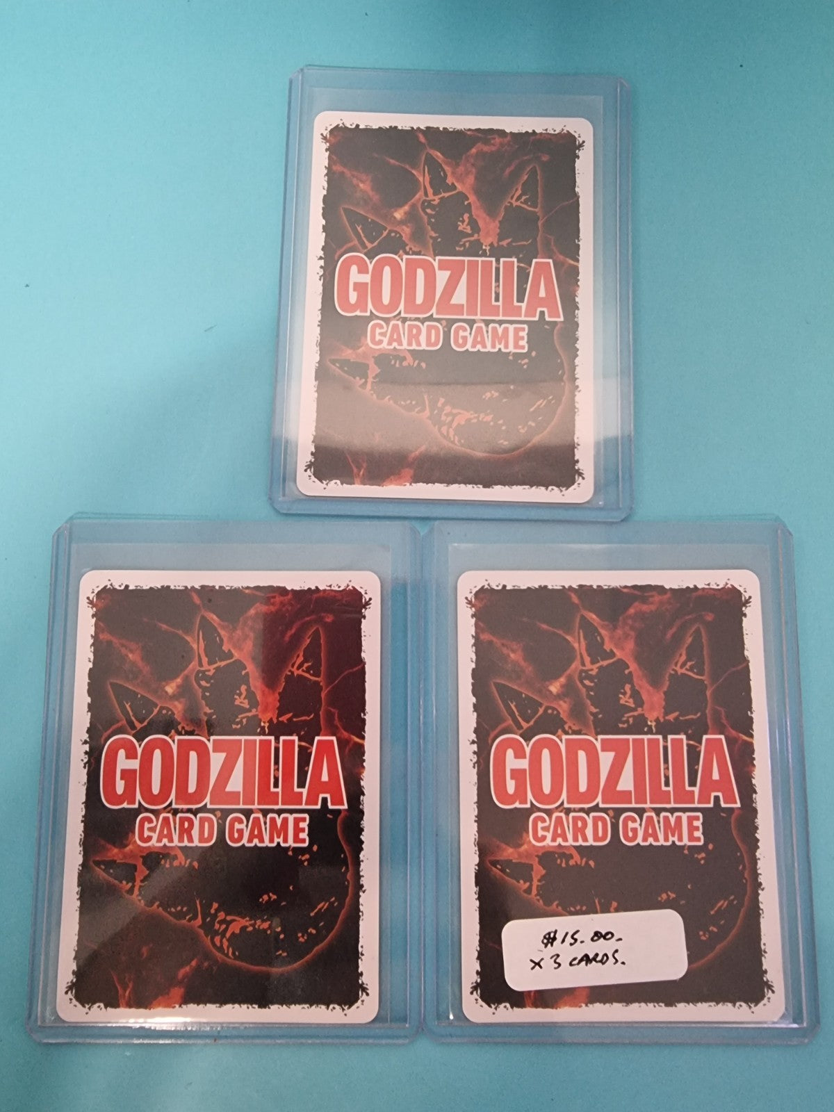 Godzilla Card Game Godzilla Set of 3