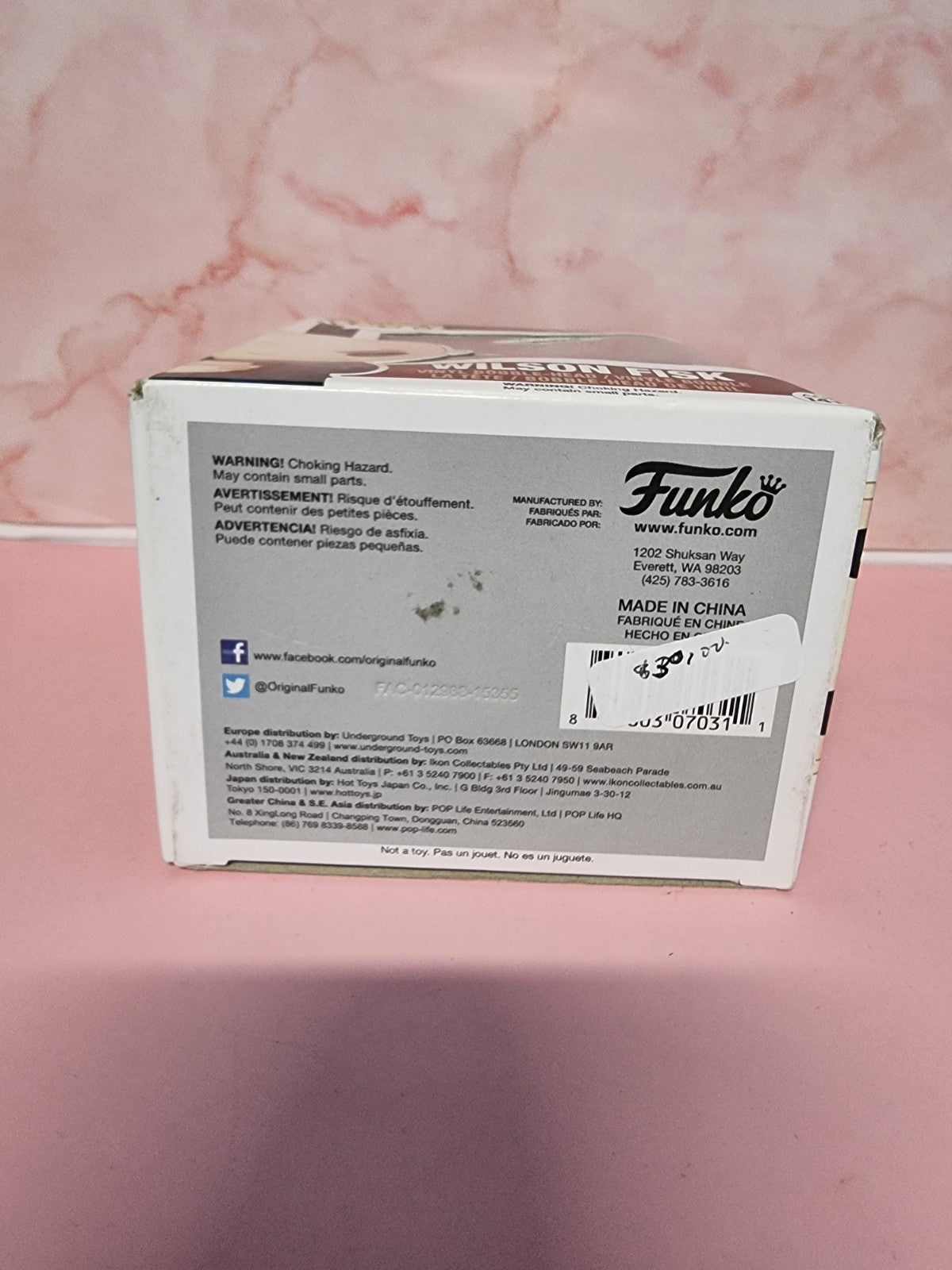 Funko POP Marvel Daredevil Wilson Fisk (Kingpin) #122 Vaulted Vinyl Bobble-Head 