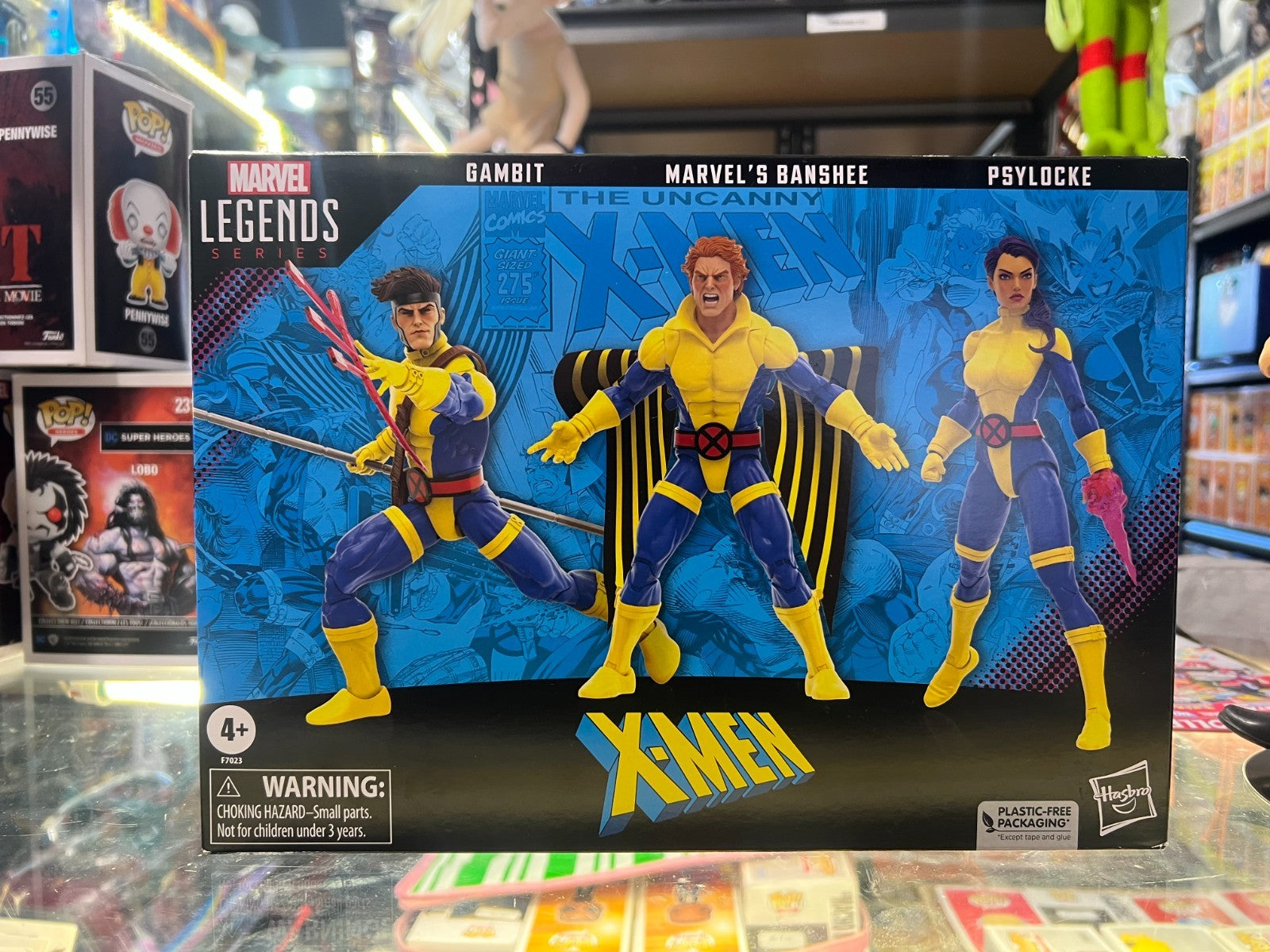 Marvel Legends Series X-Men Gambit Marvel's Banshee Psylocke 6" Figures MIB