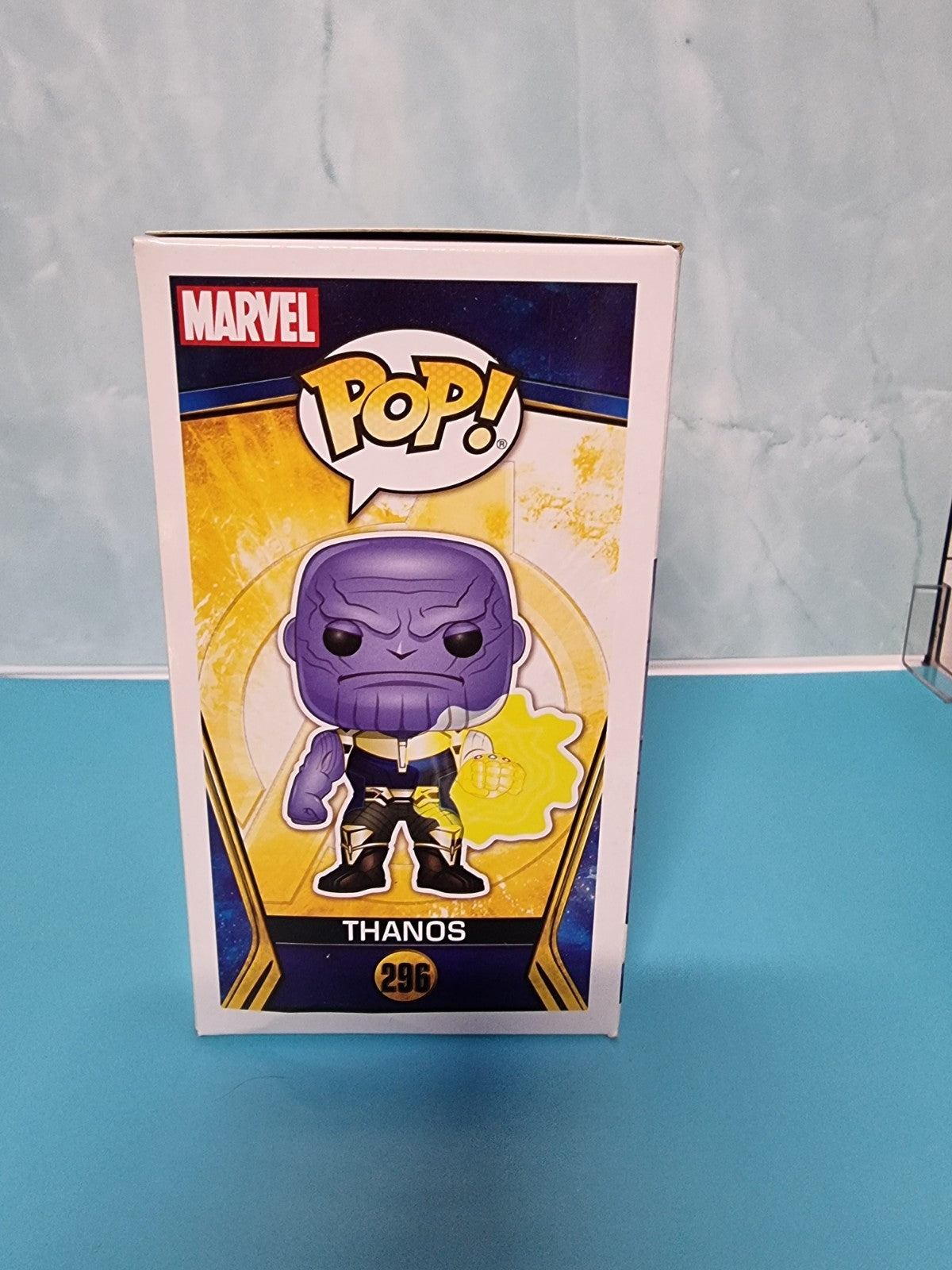 FUNKO POP MARVEL THANOS MIND STONE JB HI-FI EXCLUSIVE AVENGERS INFINITY WAR 296