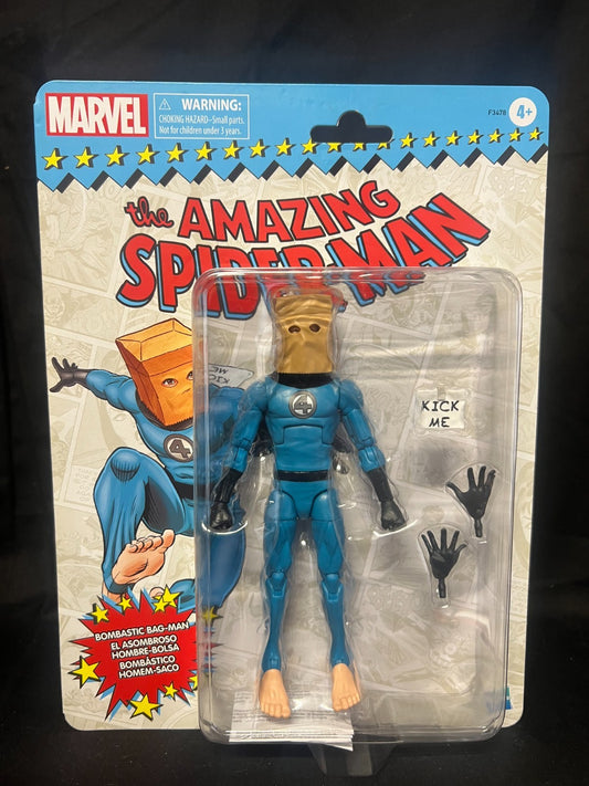 Marvel  The Amazing Spiderman BOMBASTIC BAG MAN Vintage Retro 6" in inch