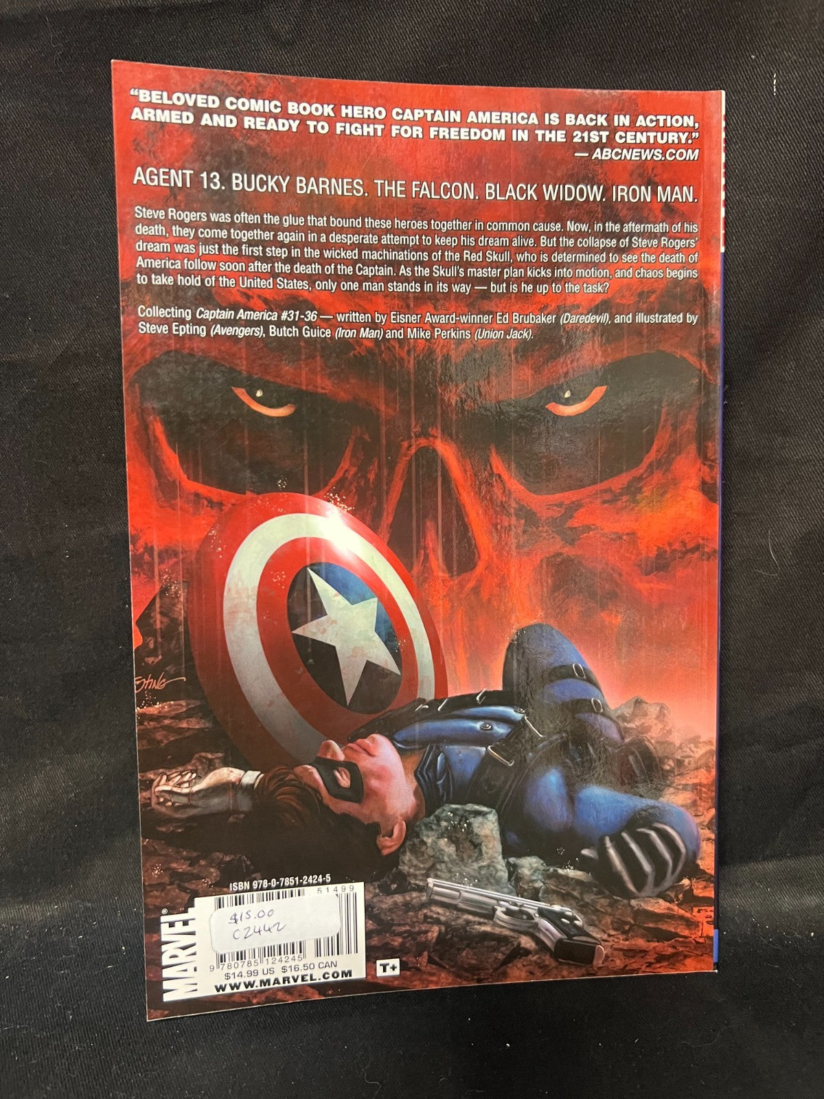Marvel Graphic Novel Death of Captain America Vol. 2 - The Burden of Dreams EX