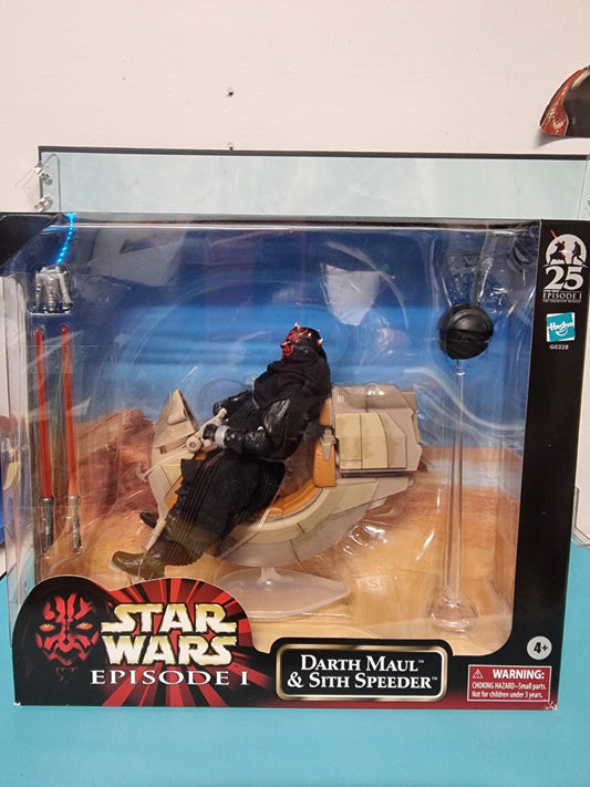 Star Wars Black Series Darth Maul Sith Speeder SDCC 6" Action Figure