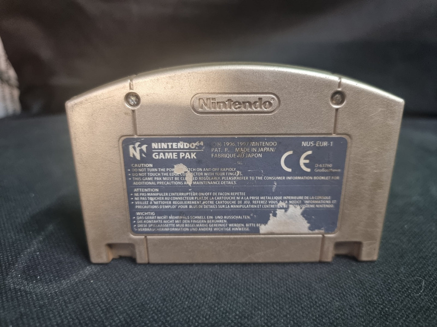 The Legend of Zelda Ocarina of Time Gold Edition Nintendo N64 Video Game