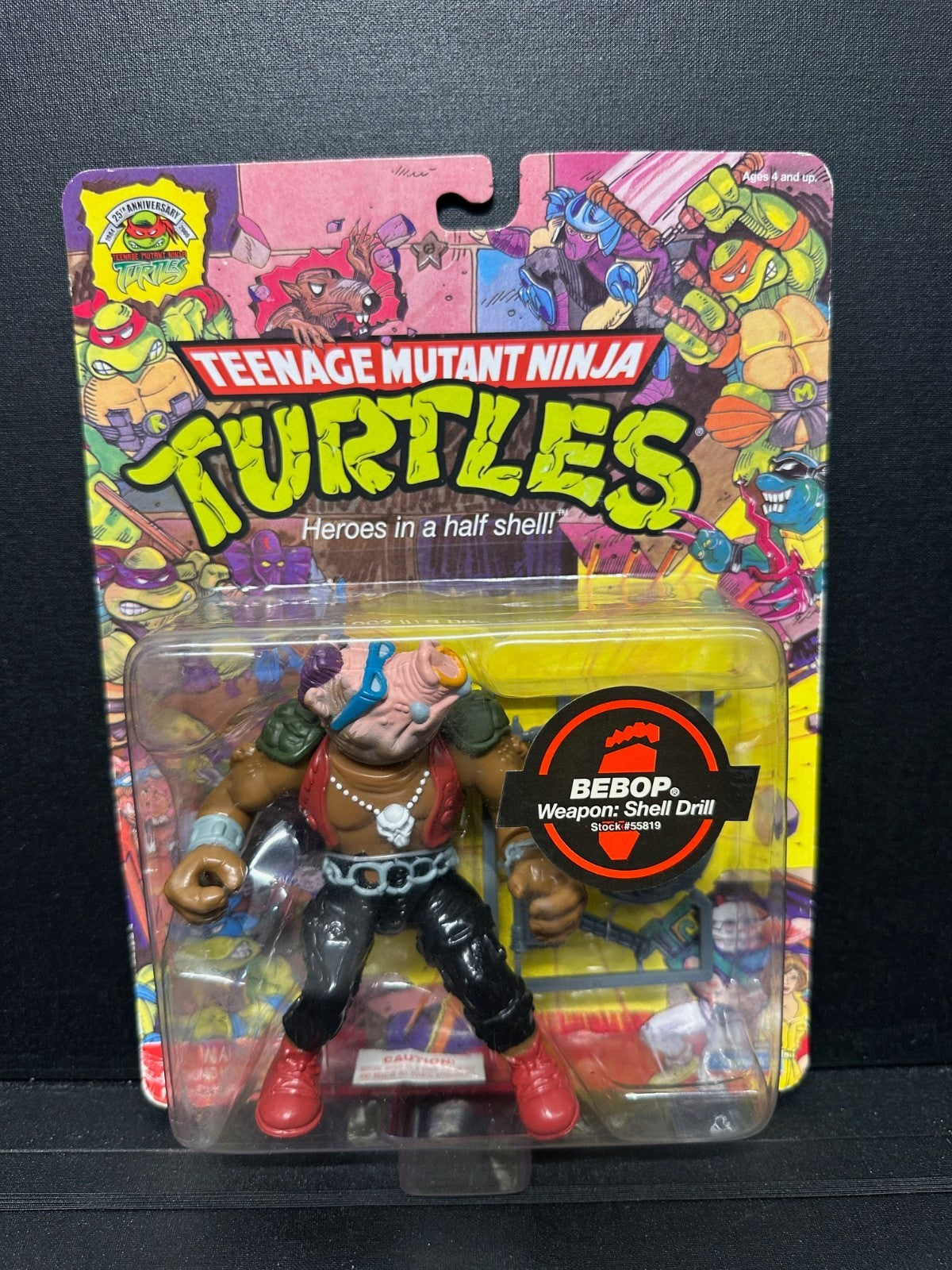 Playmates  Teenage Mutant Ninja Turtles Bepop 25th Anniversary Figure