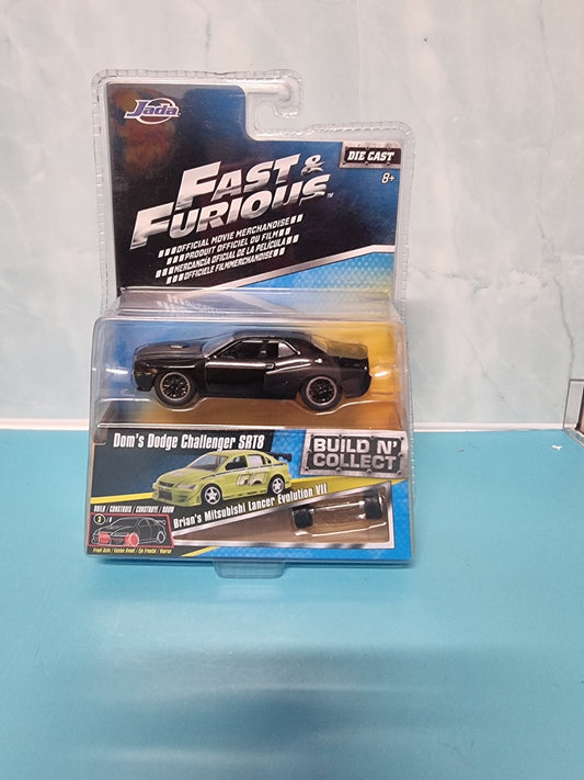Jada Fast And Furious Build N Collect MOC Doms Challenger SRT8