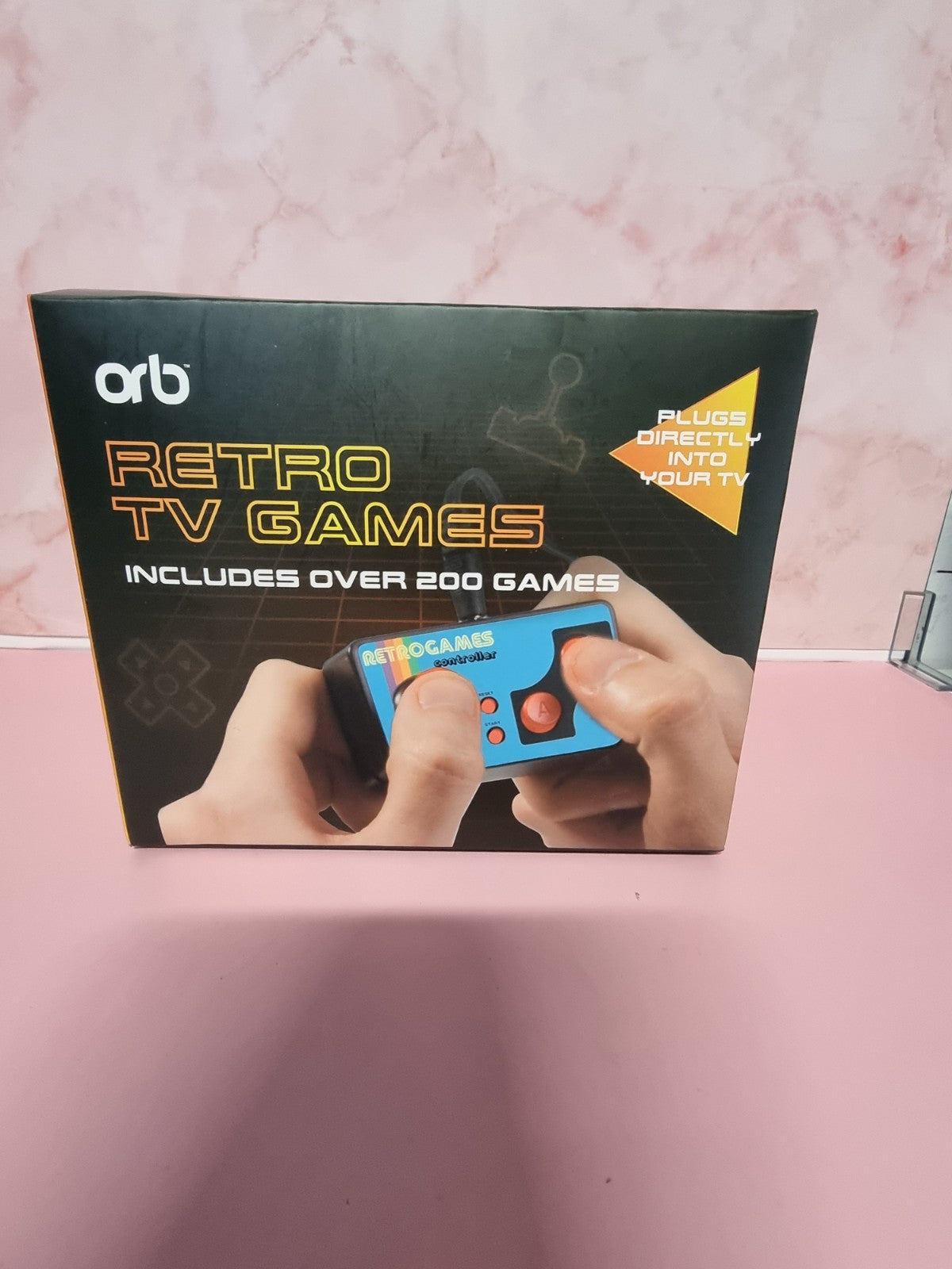 ORB Brand Retro TV Game System (PAL) - 200+ Games Handheld Classic Arcade