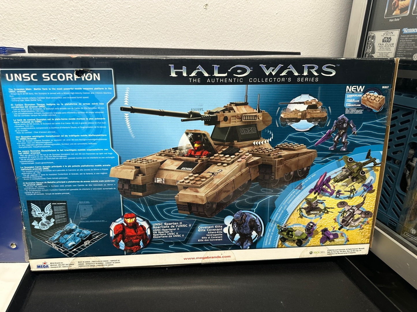 Mega Bloks: Halo Wars  UNSC Scorpion 96807  278 Pieces