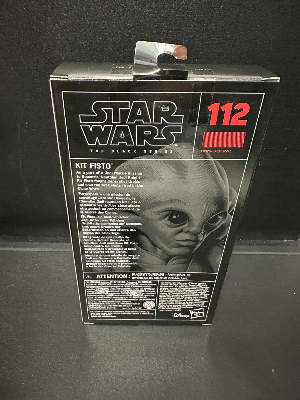 Star Wars Hasbro Black Series  KIT FISTO #112 6 Inch Action Figure