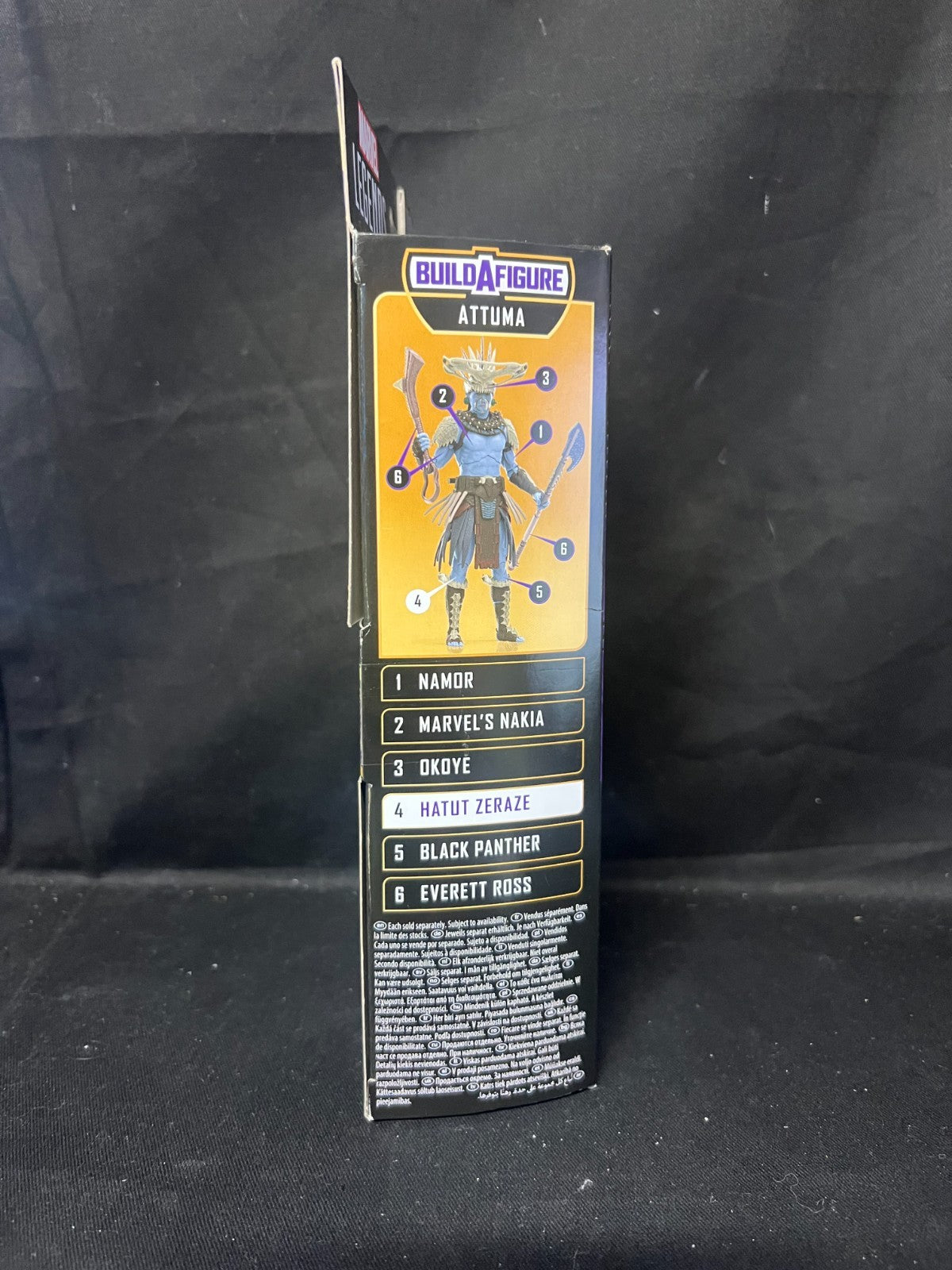 Marvel Legends Series Black Panther Hatut Zeraze BAF Attuma 6" Action Figure NEW