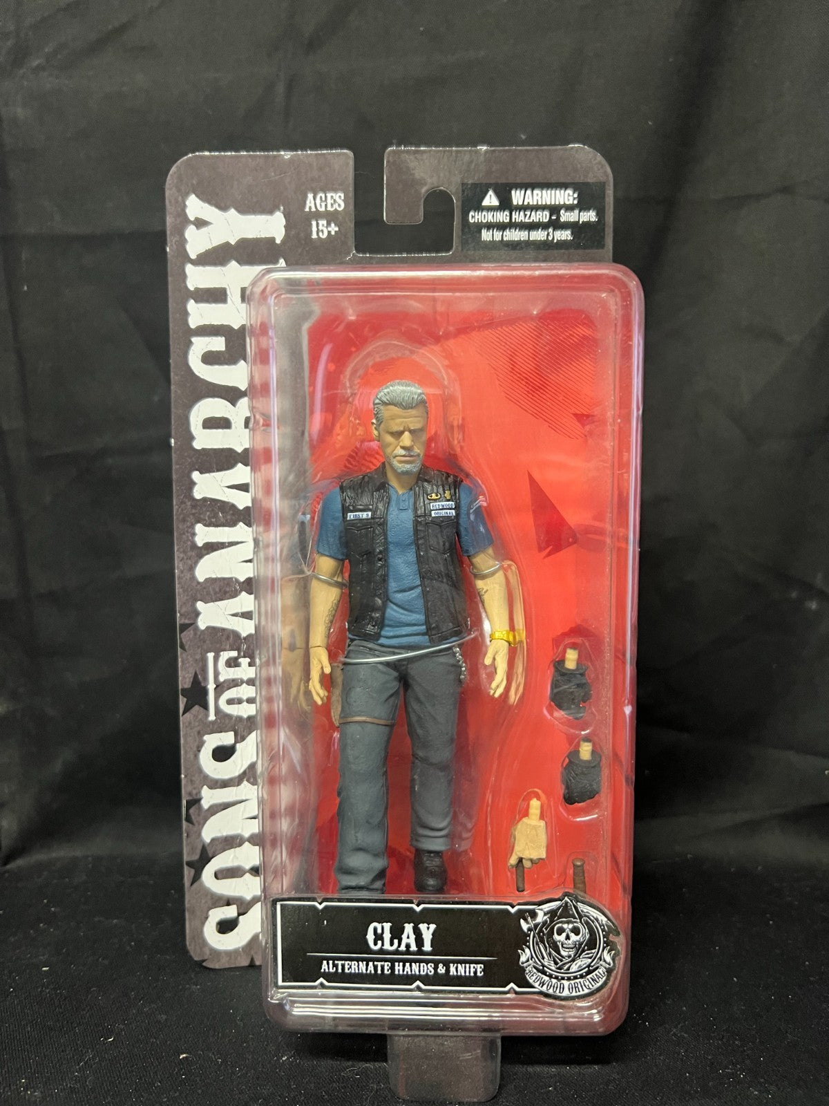 RON PERLMAN SIGNED SONS OF ANARCHY CLAY MEZCO TOYZ ACTION FIGURE  COA