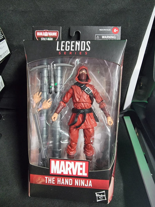Marvel Legends The Hand Ninja 6 Inch Action Fig, Spider-Man Series Stilt-Man BAF