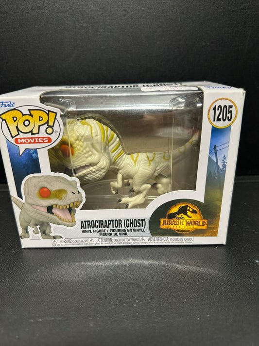 Funko Pop ATROCIRAPTOR GHOST Jurassic World Movie # 1205