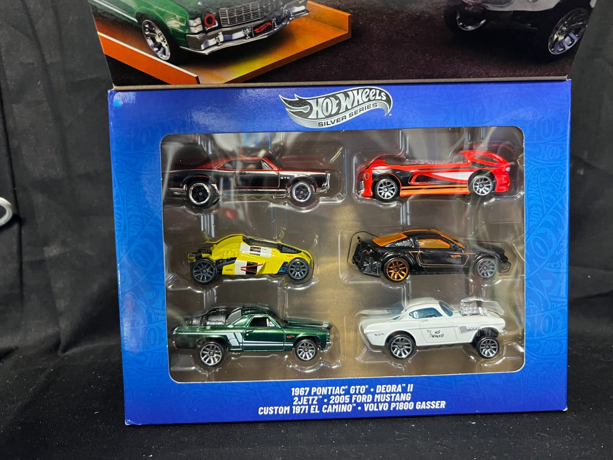Hot Wheels Silver Series Legends Tour 5-Pack Diecast Cars Collectible New
