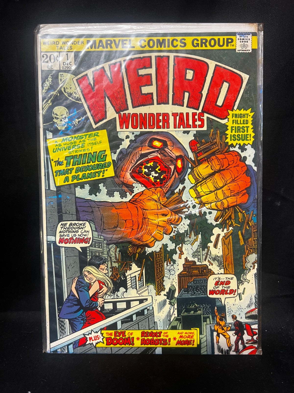 WEIRD WONDER TALES #1 Marvel Comics Dec. 1973 BASIL WOLVERTON ~