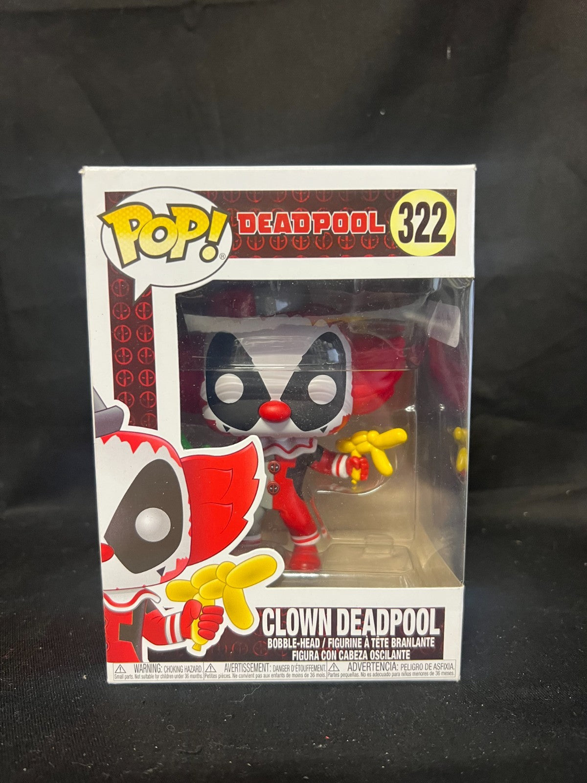 CLOWN DEADPOOL 322 Funko Pop Vinyl