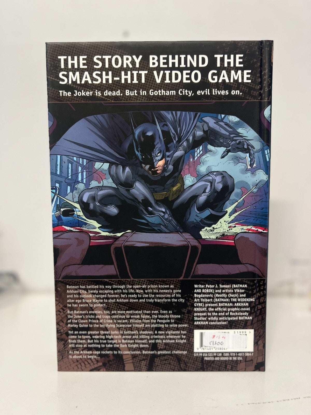 DC Comics Batman Trilogy Arkham Knight Volume Vol 1 Hardcover HC Peter J Tomasi