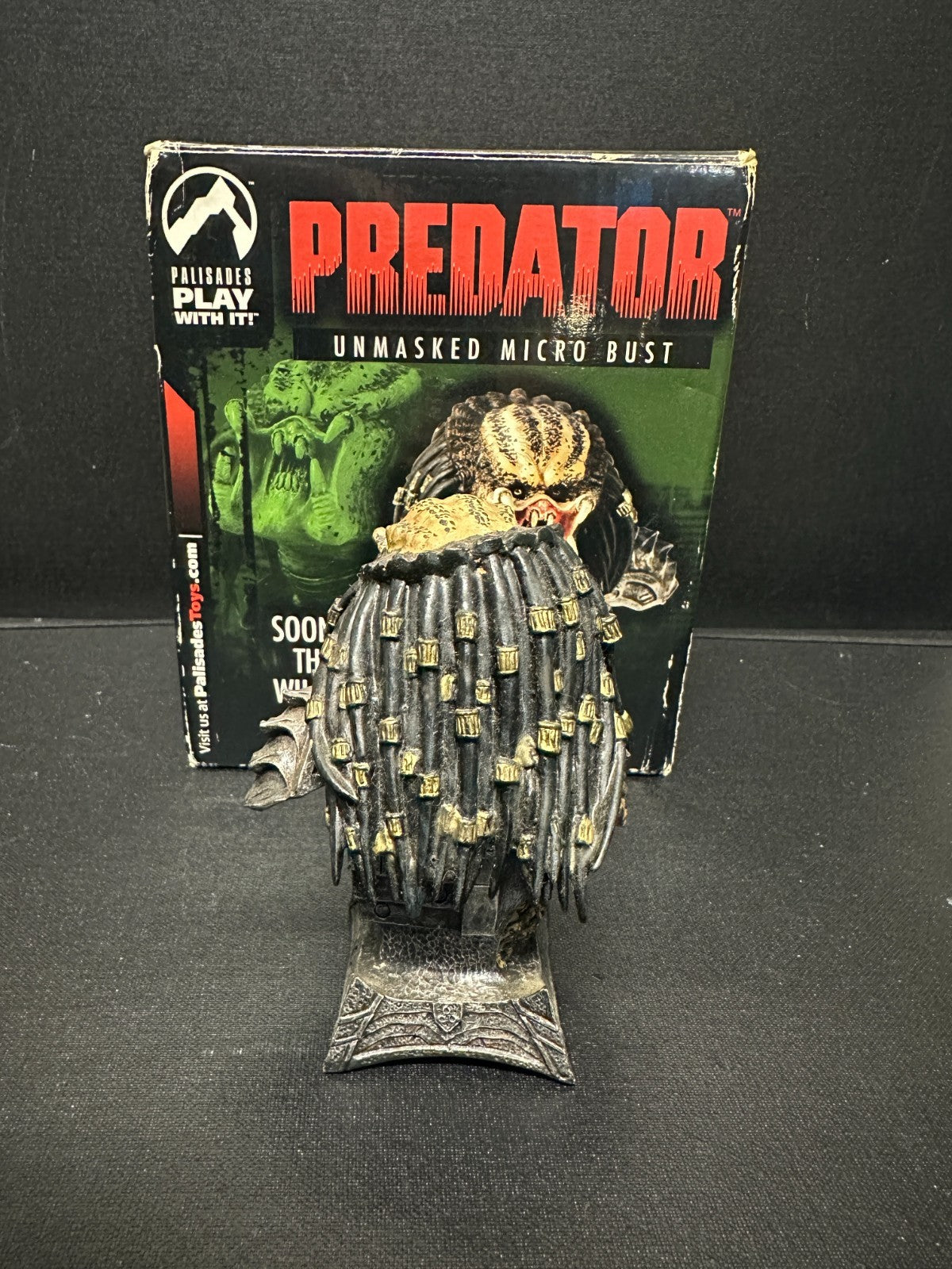 PREDATOR UNMASKED MICRO BUST STATUE 3.5" LIMITED EDITION PALISADES