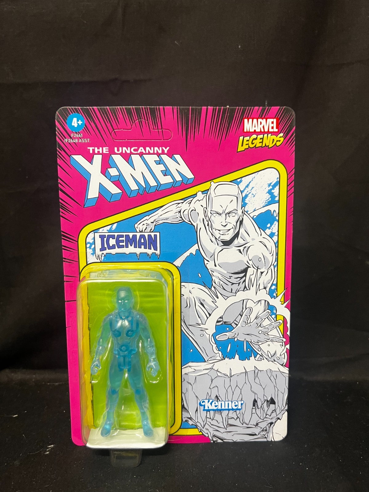 Marvel Legends Retro Collection Ice Man Hasbro Kenner Uncanny X-Men Iceman 3.75”