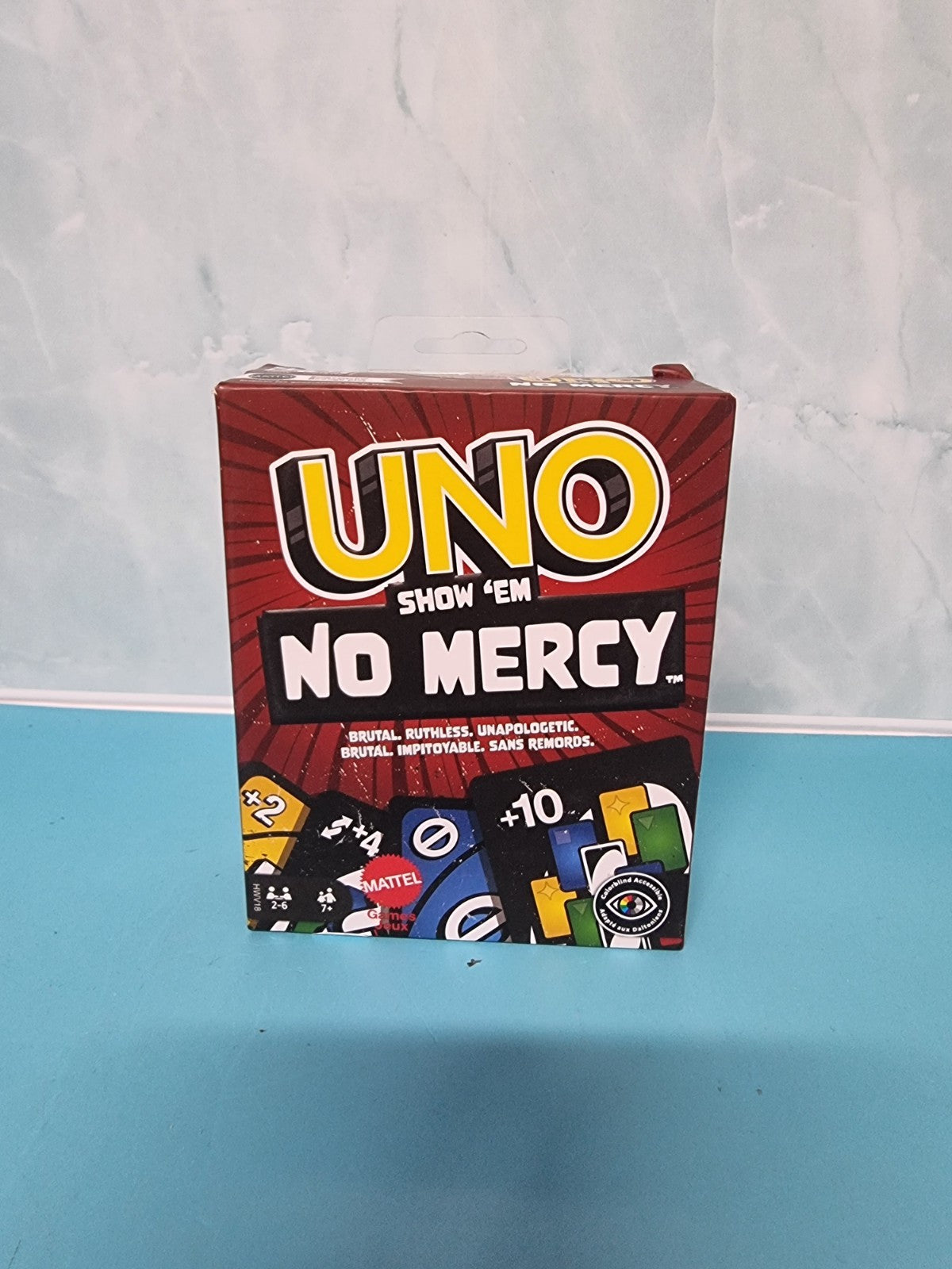 Mattel Games UNO Show ‘Em No Mercy Card Game for Kids, Adults & Family Parties