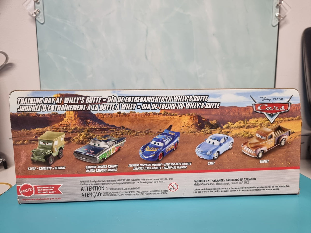 Disney Pixar Cars Training Day At Willy's Butte 5 Cars