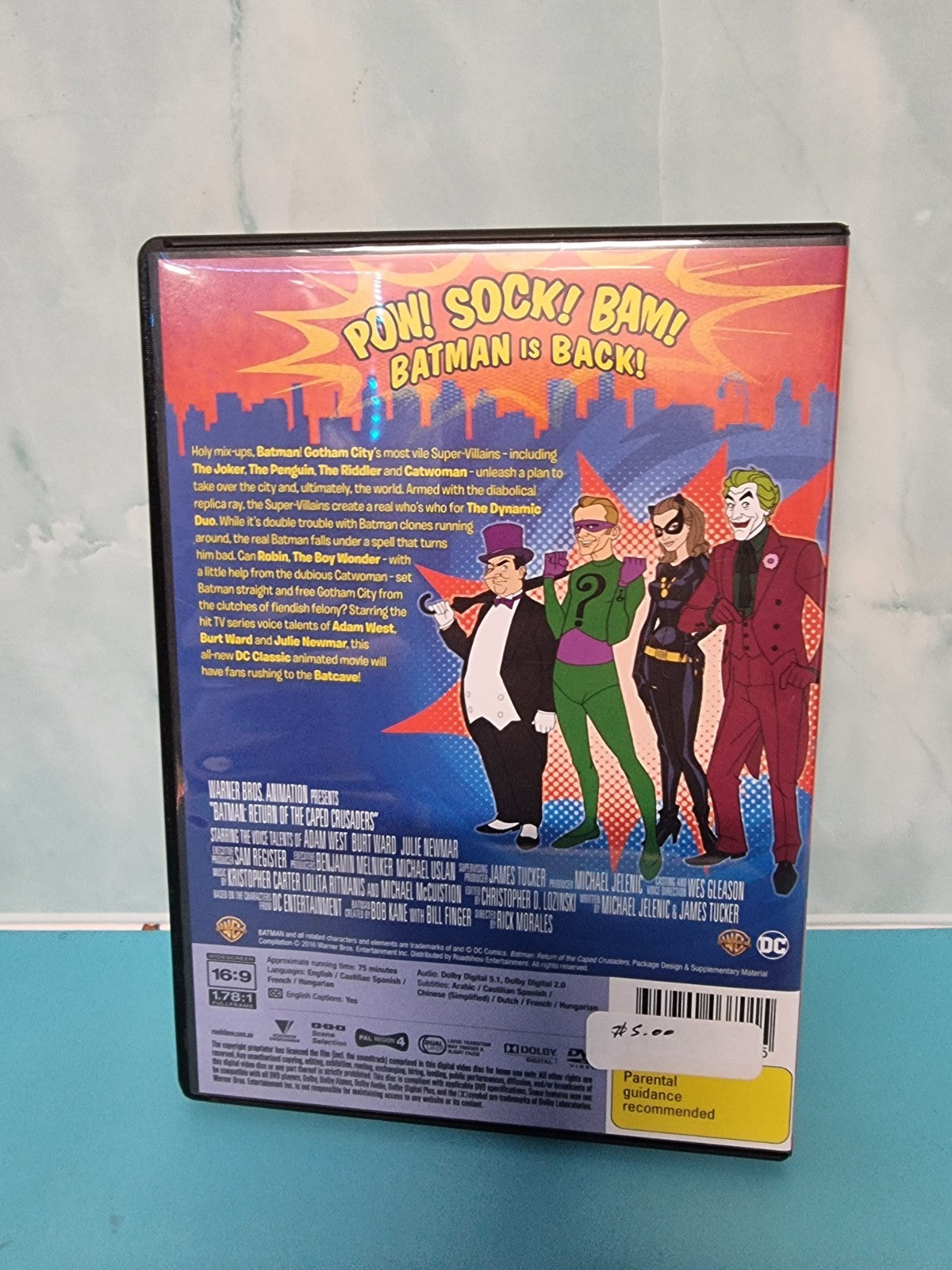 Batman: Return of the caped crusader (Dvd, Region 4 PAL)