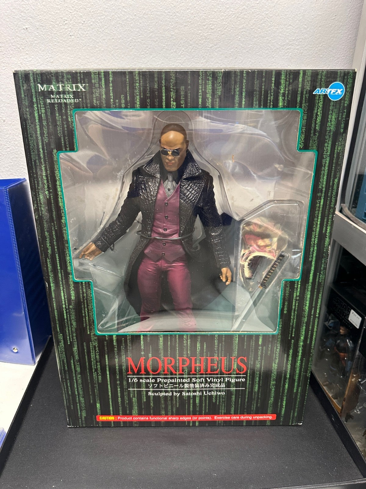 Matrix Reloaded Morpheus 1/6 Soft Vinyl Figure KOTOBUKIYA  ARTFX