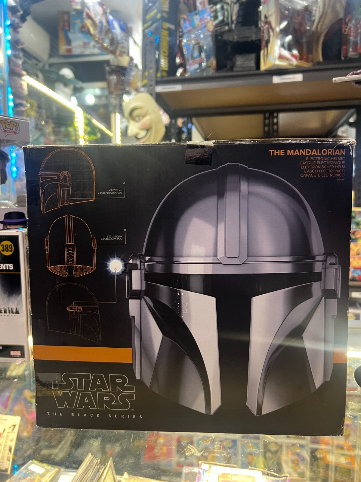 STAR WARS - The Black Series - Mandalorian Premium Roleplay Helmet - BNIB