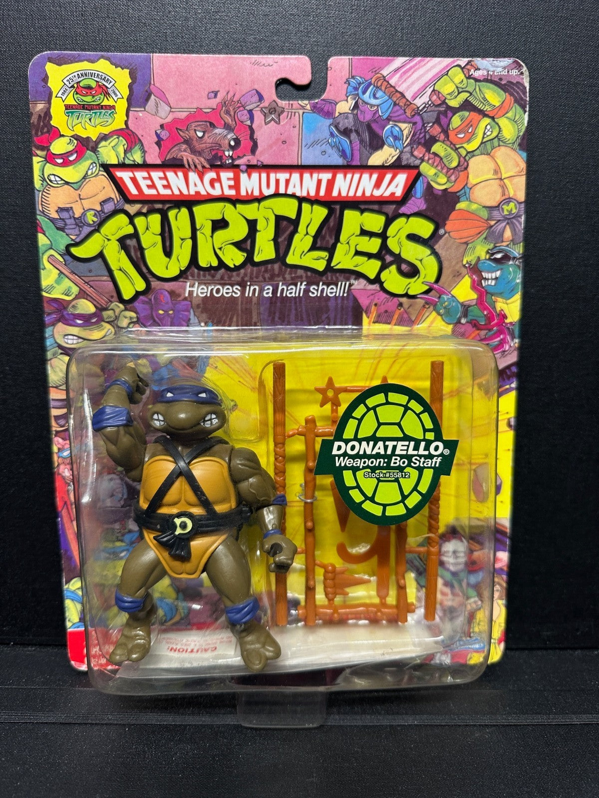 Playmates  Teenage Mutant Ninja Turtles DONATELLO 25th Anniversary Figure