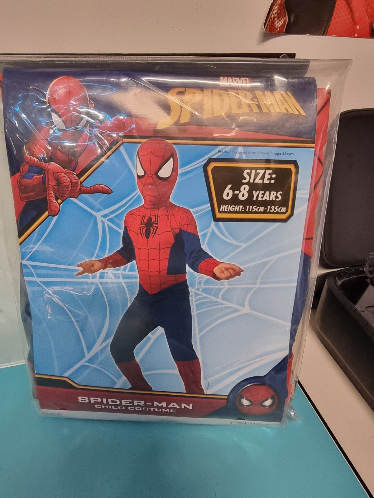 Spider-Man Child Costume - Jumpsuits & Mask Size 6-8