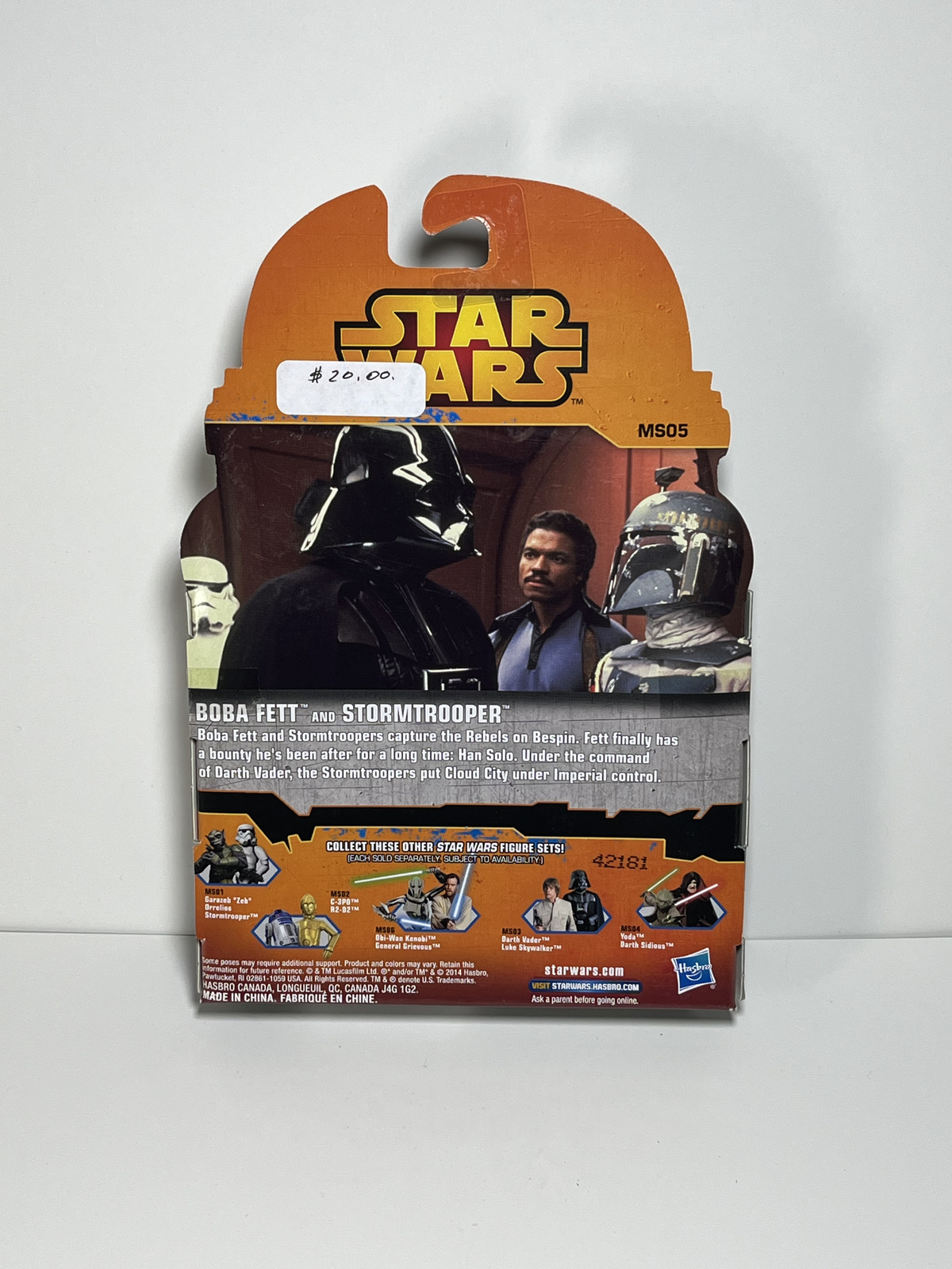 Boba Fett and Stormtrooper Star Wars Rebels 3.75 2 Pack