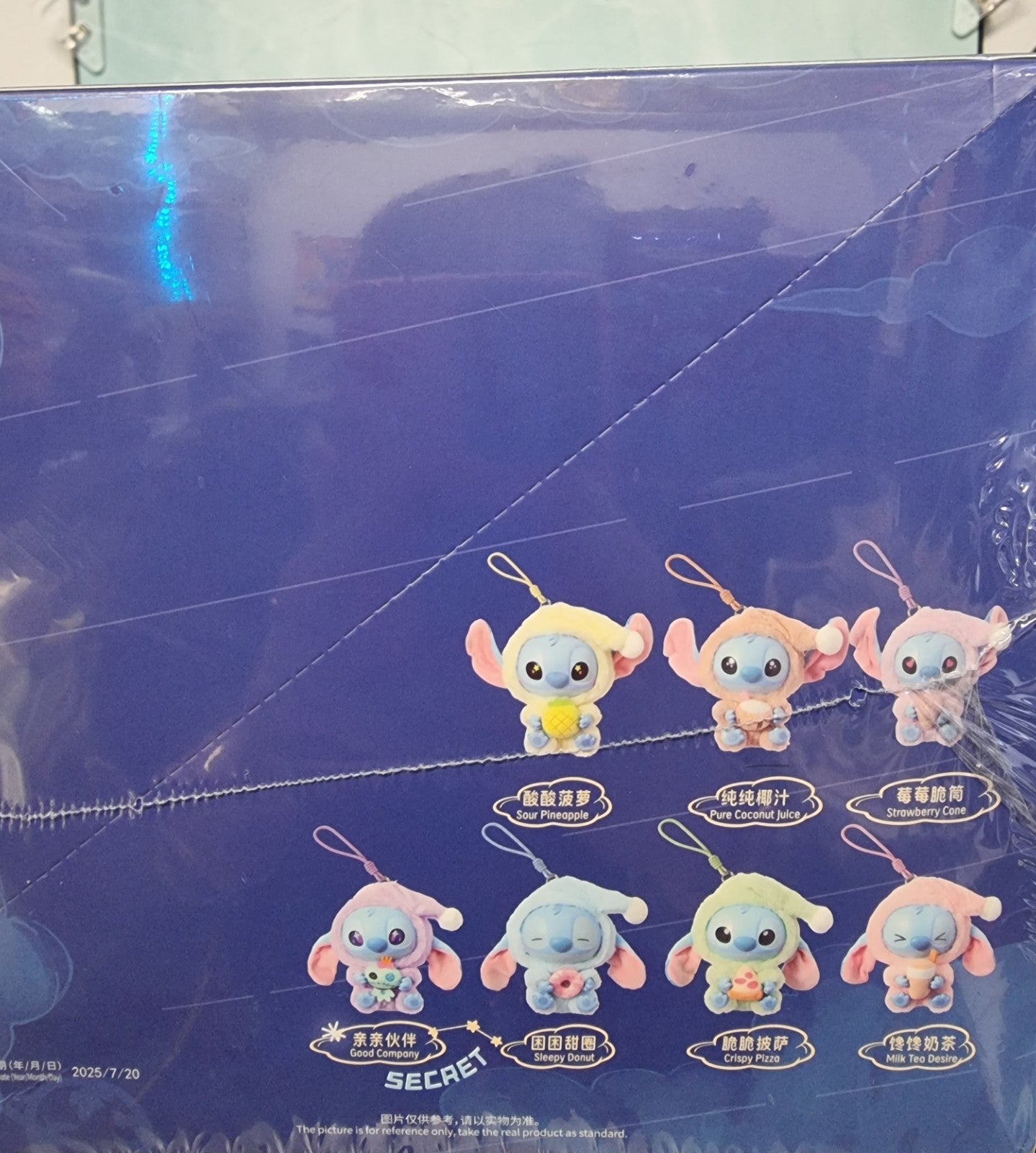 Miniso Stitch Eat Something Before Sleep Series Vinyl Figure Blind Box (SEALED)