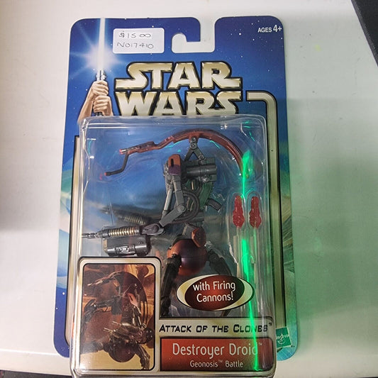 Star Wars Attack of the Clones Destoryer Droid Figure