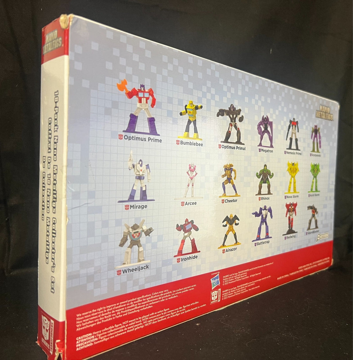 Jada Transformers 1.65" - 18 Pack (Wave 3) Diecast Figures Nano Metalfigs 34282