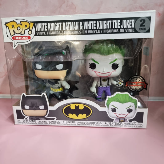 Funko Pop! Vinyl: DC Universe - White Knight Batman & White Knight the Joker - 2