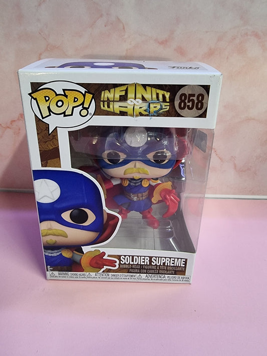MARVEL INFINITY WARPS SOLDIER SUPREME FUNKO POP VINYL FIGURE #858